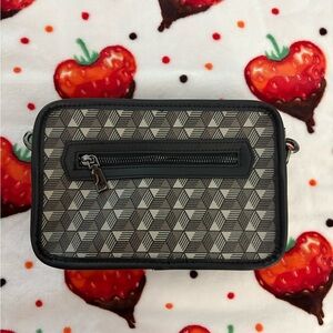 Grey and black crossbody Bag